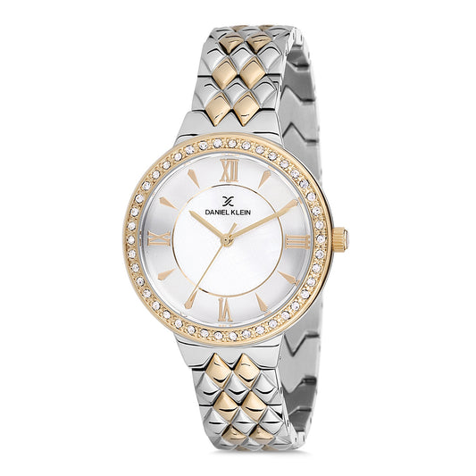 Ladies Crystal Round Wrist Watch