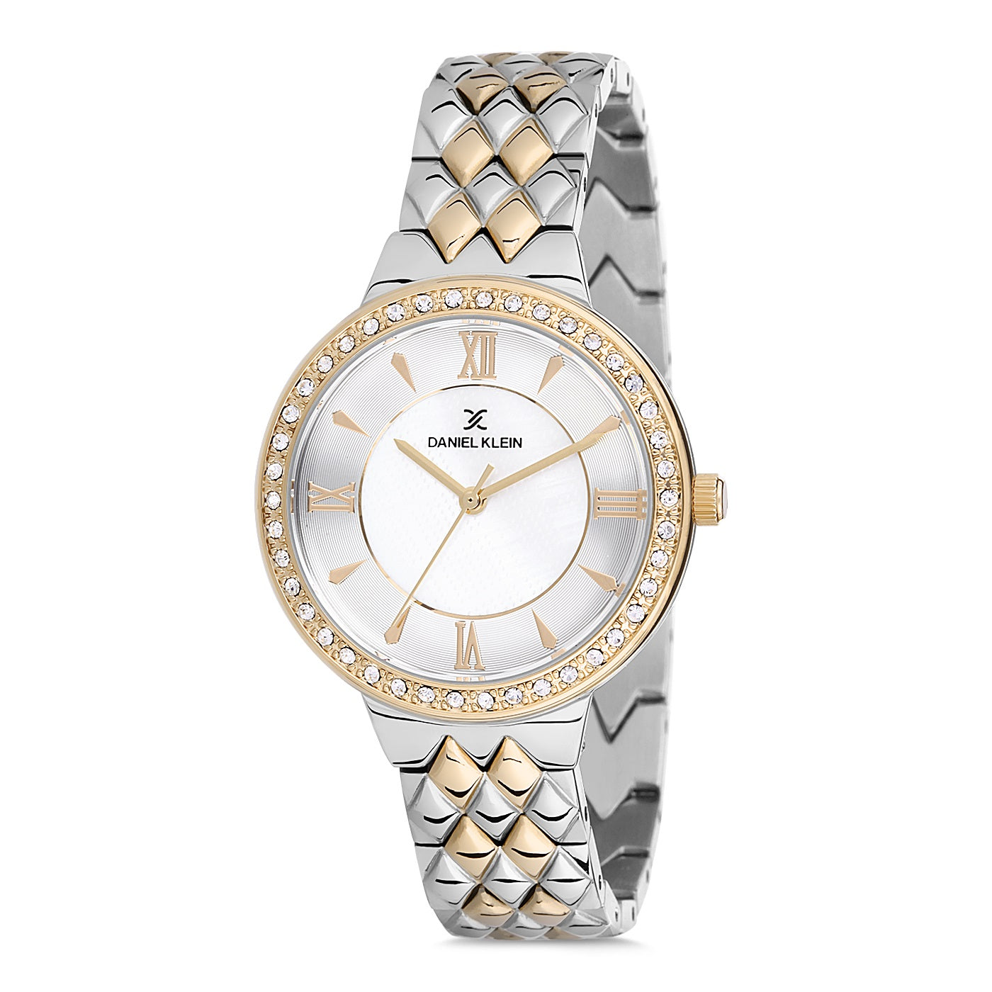 Ladies Crystal Round Wrist Watch