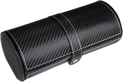 Z Deluxe Carbon Fiber 2 Watch's & Bracelet Travel and Jewelry Roll